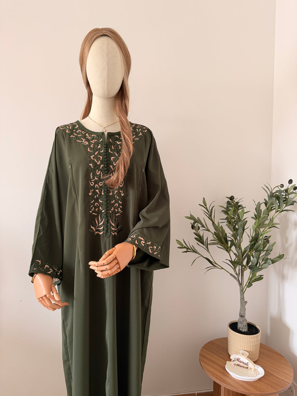 Robe Caramel - Olive